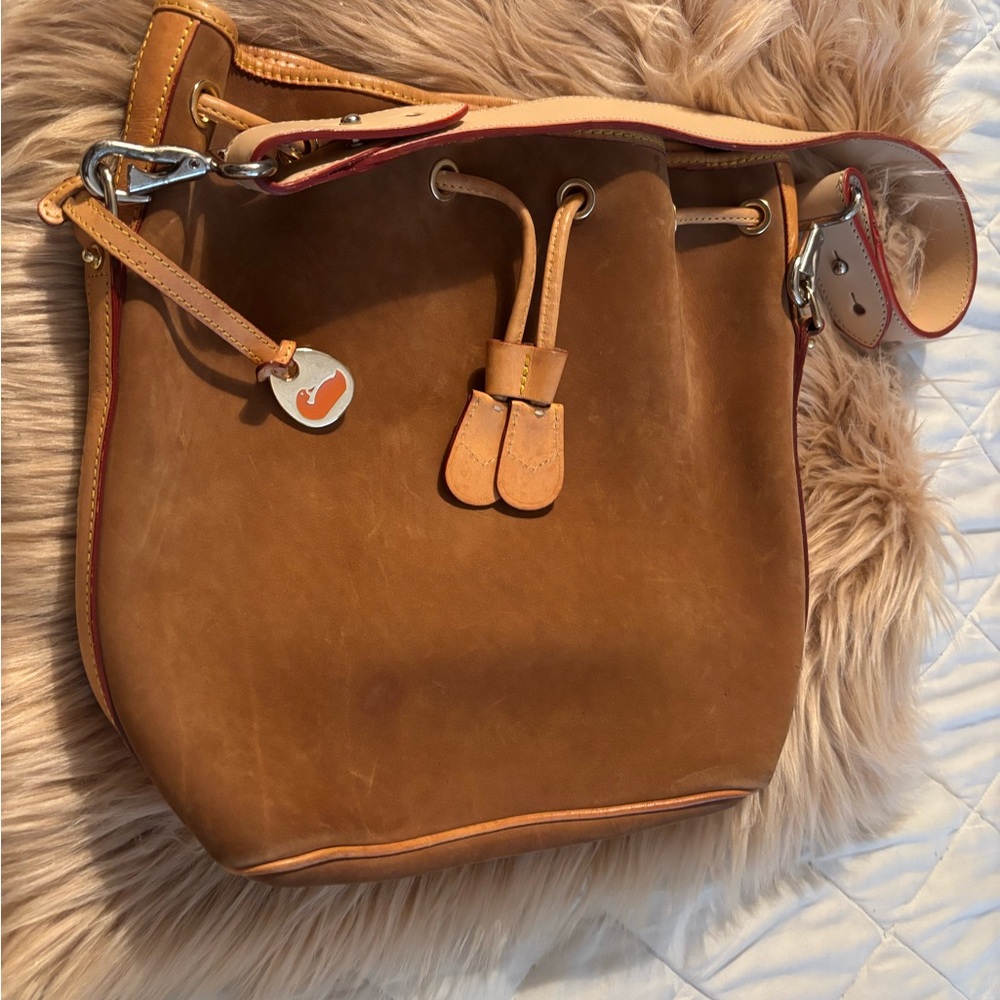 Elegant Brown Leather Hobo Bag